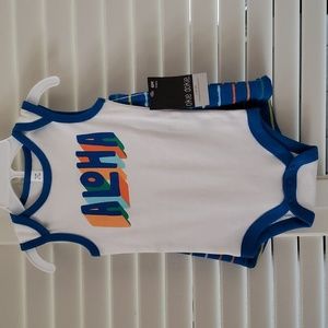 Okie Dokie 2 Piece Aloha Outfit NWT Size 6 Months